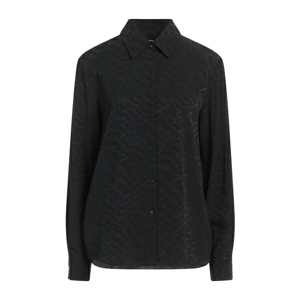 【送料無料】 ピンコ レディース シャツ トップス Shirts Black|asty