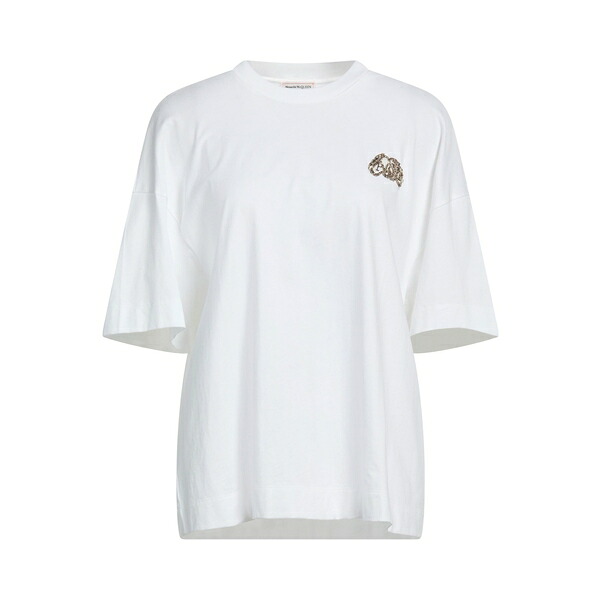【貨物輸送無料】 マックイーン レディース プルオーバー トップス T-shirts White