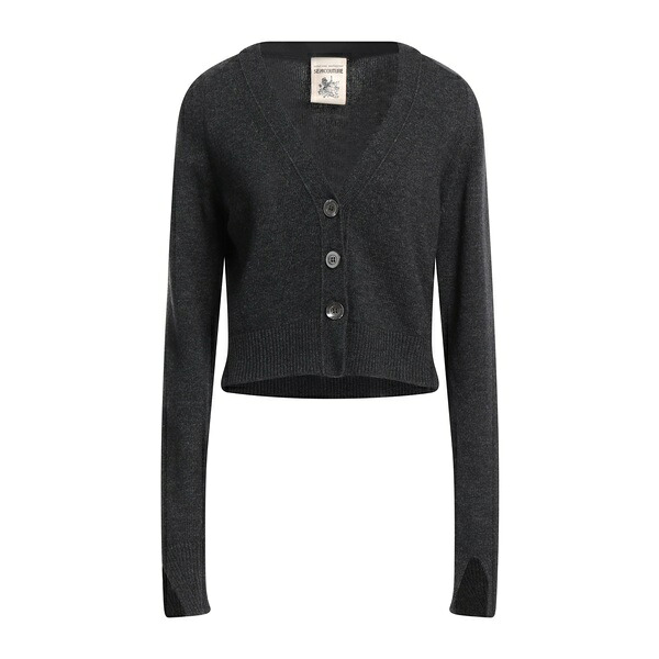 【貨物輸送無料】 セミクチュール レディース ジレー アウター Cardigans Grey