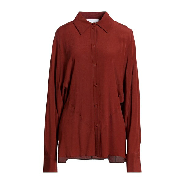 【送料無料】 エリカ・カヴァリーニ レディース シャツ トップス Shirts Brown｜asty 34,320円