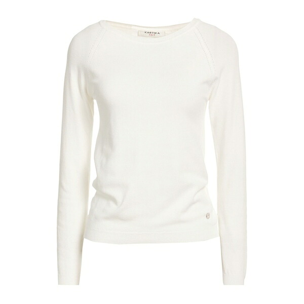 【送料無料】 カルティカ レディース ニット&セーター アウター Sweaters White|asty