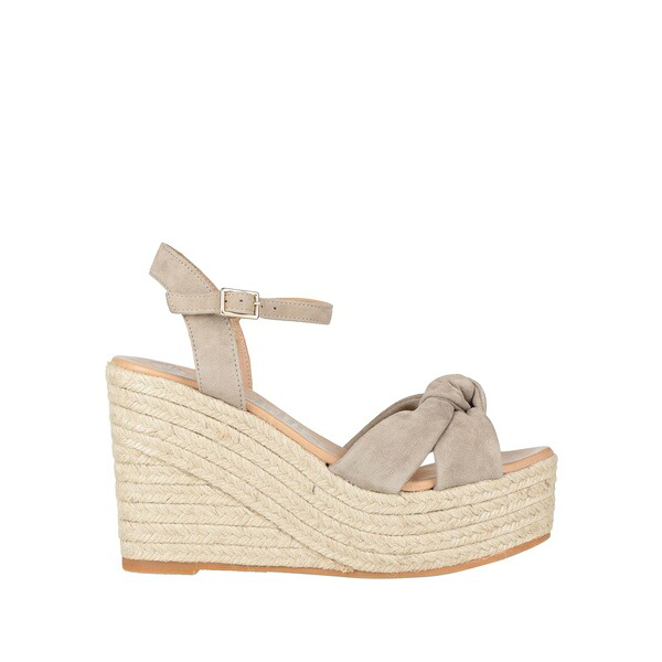 【送料無料】 エスパドリーユ レディース サンダル シューズ Espadrilles Grey｜asty