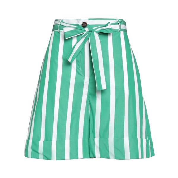 【送料無料】 エンメ バイ マレラ レディース カジュアルパンツ ボトムス Shorts & Bermuda Shorts Green｜asty