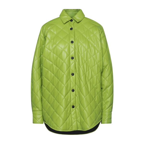 【送料無料】 エムエスジイエム レディース ジャケット&ブルゾン アウター Puffers Green|asty