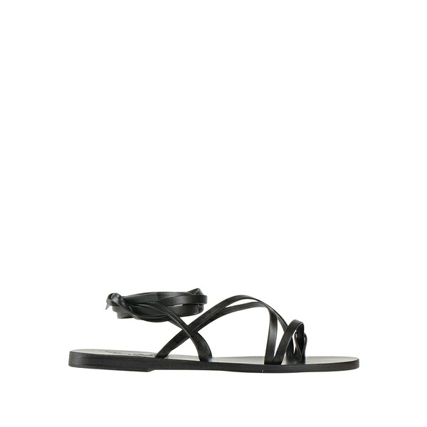 【送料無料】 アンシエントグリークサンダル レディース サンダル シューズ Thong sandals Black|asty