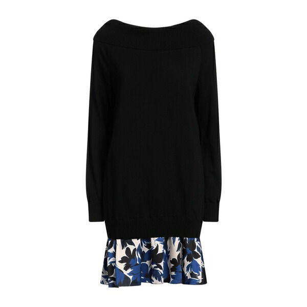 【送料無料】 モスキーノ レディース ワンピース トップス Mini dresses Black｜asty