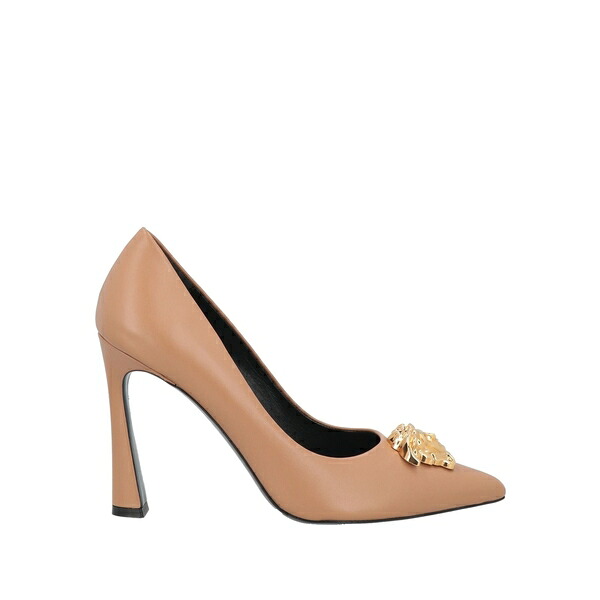 【貨物輸送無料】 ヴェルサーチ レディース パンプス シューズ Pumps Beige