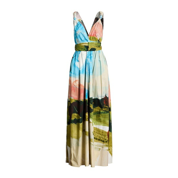 【貨物輸送無料】 オスカー デ ラ レンタ レディース 衣裳 トップス Maxi dresses Azure