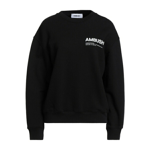 【貨物輸送無料】 アンブッシュ レディース パーカー・スウェットシャツ アウター Sweatshirts Black