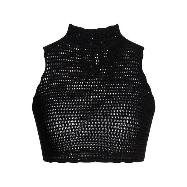 【貨物輸送無料】 エリザベスフランキ レディース プルオーバー トップス Tops Black