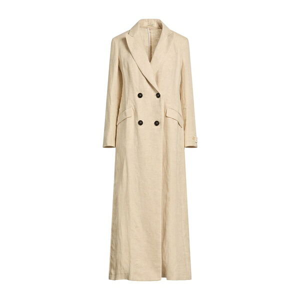 【貨物輸送無料】 マッシモ アルバ レディース 上衣＆上衣 アウター Overcoats \u0026 Trench Coats Beige