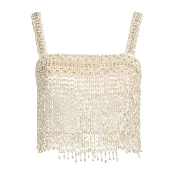 【貨物輸送無料】 エリザベスフランキ レディース プルオーバー トップス Tops White