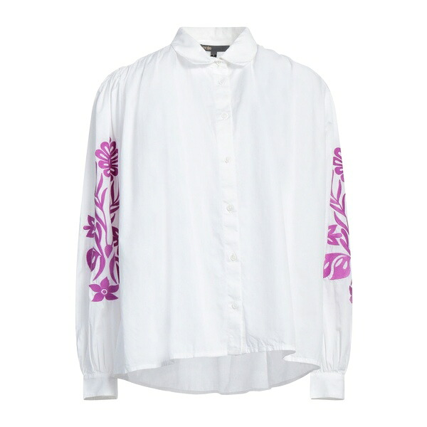 【送料無料】 マージュ レディース シャツ トップス Shirts White｜asty