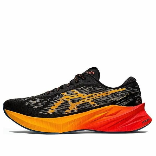 ASICS アシックス メンズ スニーカー 【ASICS Novablast 3 \u0027Black Orange\u0027 1011B458-001】  大きさ US_9(27.0糎)
