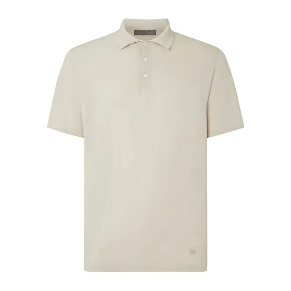 コルネリアーニ メンズ スポーツシャツ トップス Short-sleeve polo shirt Neutrals