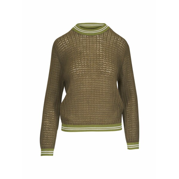 ドロシーシューマッハ レディース 編み物\u0026スウェーター アウター Airy softness waffle-knit sweater Green