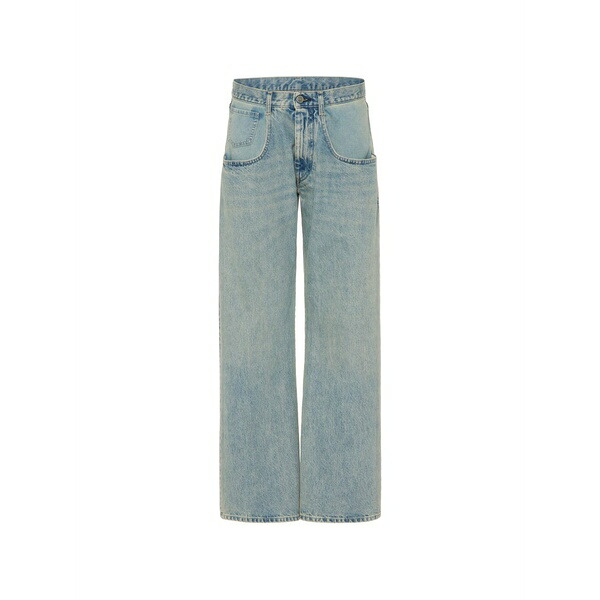 マルタンマルジェラ レディース デニムパンツ ボトムス Wide-leg denim jeans Blue｜asty 135,400円