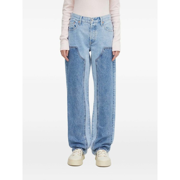 リーヴァイズジーンズ レディース ジーンズズボン下 ボトムス 501 90\u0027s panelled jeans Blue