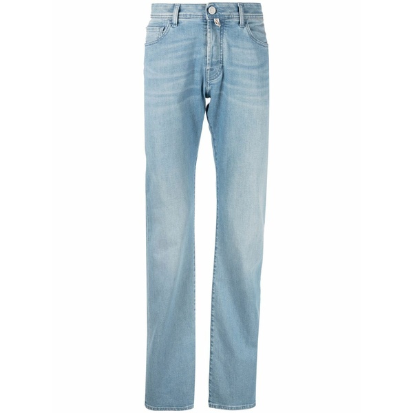ビリオネア メンズ ジーンズズボン下 ボトムス Mid rise straight leg jeans Blue