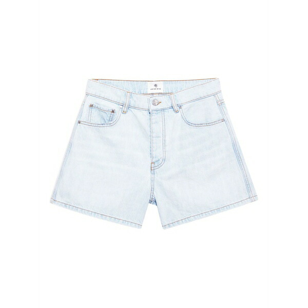 アニービン レディース 心地好いズボン下 ボトムス Dalton denim shorts Blue