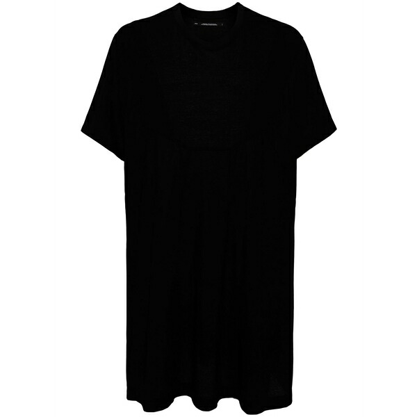 ユリウス メンズ プルオーバー トップス Fine-knit cotton t-shirt  Black