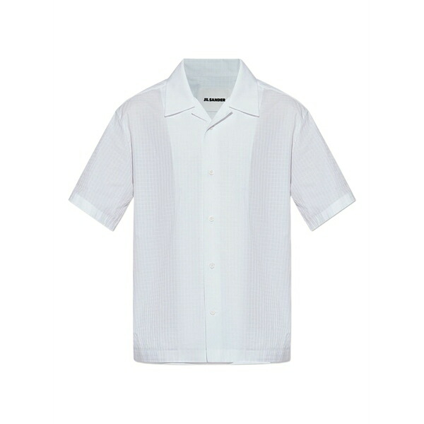 ジル・サンダー メンズ プルオーバー トップス Cotton shirt White