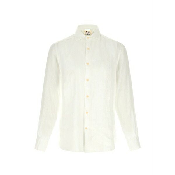 エムシーツーセイントバース メンズ シャツ トップス Pointed-collar shirt White|asty