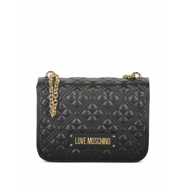 ラブ モスキーノ レディース ショルダーバッグ バッグ Quilted chain shoulder bag Black|asty