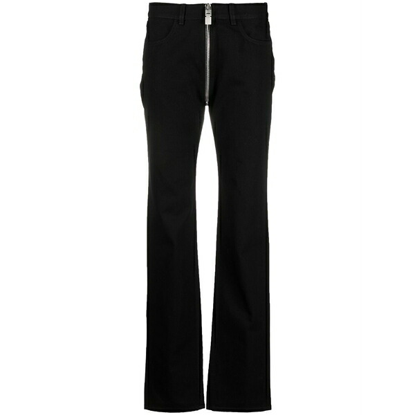 ジバンシー レディース ジーンズズボン下 ボトムス Slim cut zip-detail jeans Black