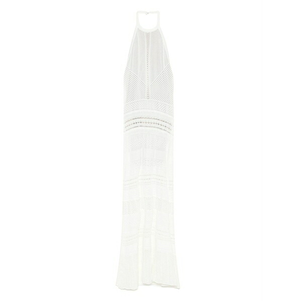 ツイン仕掛ける レディース 衣装 トップス Knitted maxi dress White レディースファッション-スーツ・セットアップ