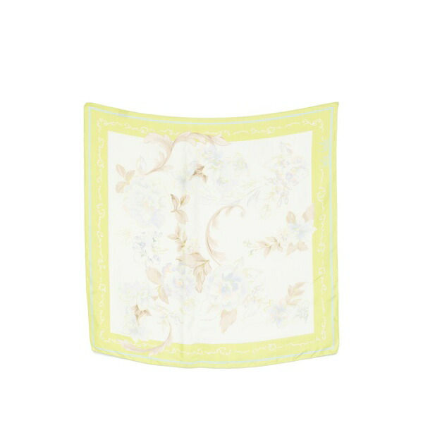 フォルテ フォルテ レディース えり巻き・袈裟・えり巻き 付属物 Floral-print twill scarf Neutrals