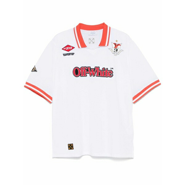 象牙色 メンズ プルオーバー トップス Eagle soccer t-shirt White