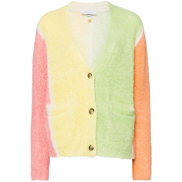 ミラミカティ レディース ジレー アウター Colour-block cardigan Green