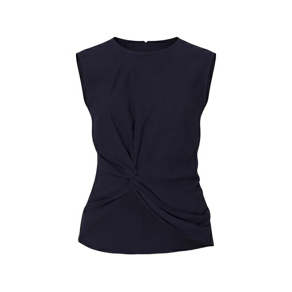 リビアナコンティ レディース シャツ トップス Knot-detail blouse Blue|asty