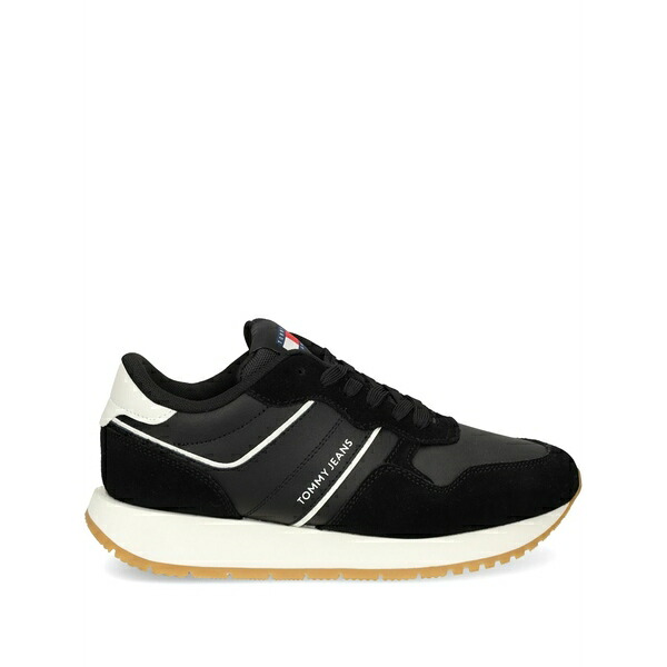 トミーヒルフィガー レディース スニーカー シューズ Suede sneakers Black｜asty