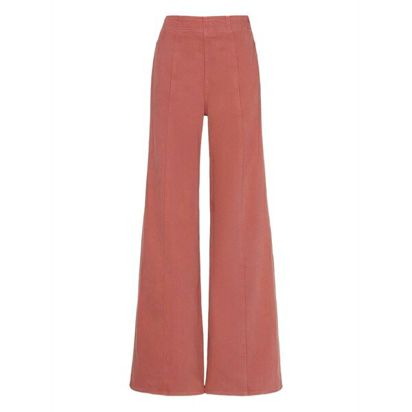 ウラ・ジョンソン レディース ジーンズズボン下 ボトムス Bianca flared high-waist jeans Red