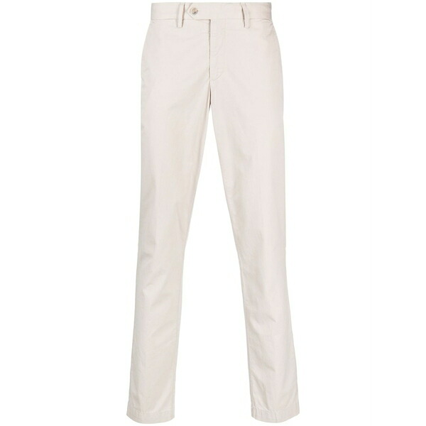 ハケット メンズ 心地好いズボン下 ボトムス Slim-cut stretch-cotton chinos Neutrals