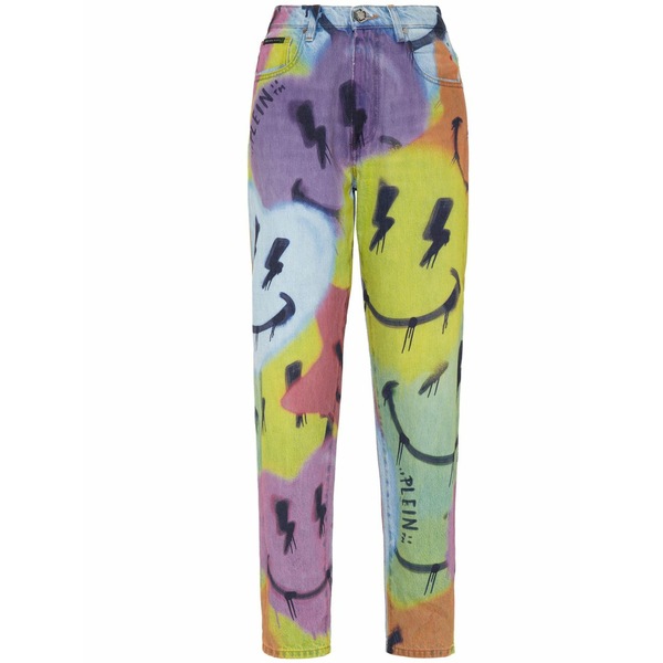 フィリップ飾り気の無い レディース ジーンズズボン下 ボトムス Smile straight-leg jeans Yellow