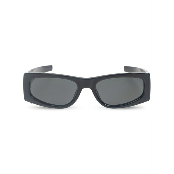 サンローラン アイウェア レディース サングラス＆アイウェア アクセサリー Logo rectangle-framed sunglasses Black｜asty