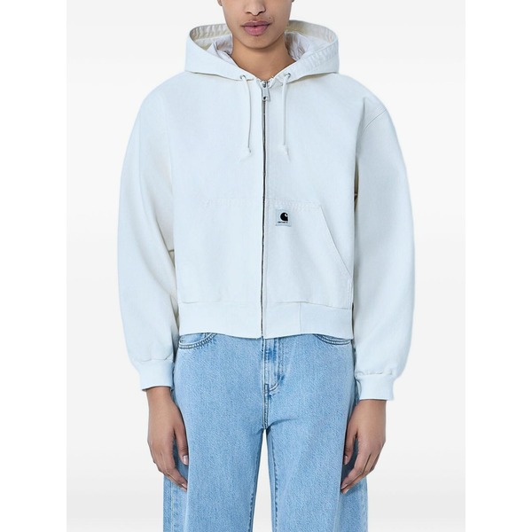 鉄道車両ハート形 レディース パーカー・スウェットシャツ アウター W\u0027 og active hoodie Neutrals