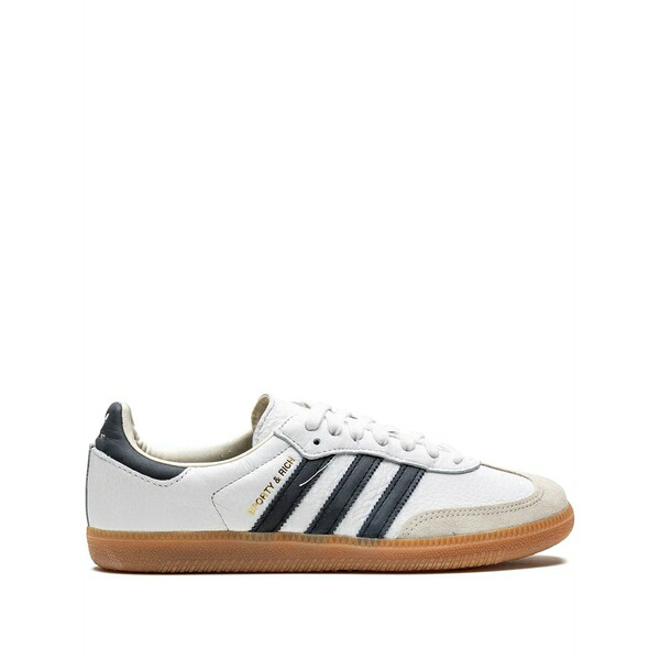 アディダス メンズ スニーカー シューズ Samba \"sporty \u0026 rich - white/black\"" sneakers White"