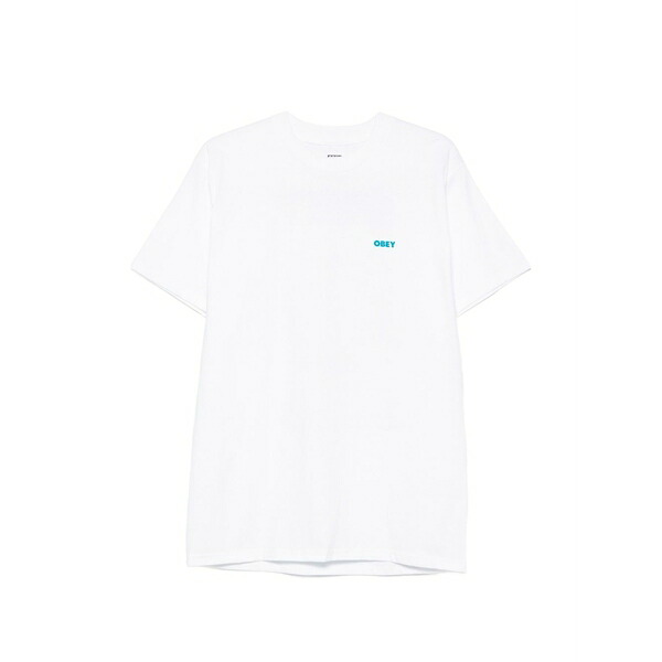 オベイ メンズ プルオーバー トップス Logo t-shirt White