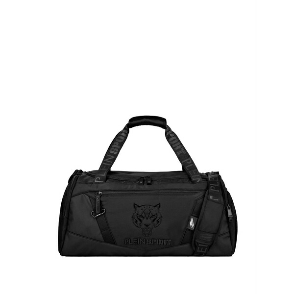 飾り気のない運動競技 メンズ ボストンバッグ 御徒面子 Embossed-logo gym bag Black