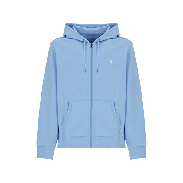 ラルフローレン メンズ パーカー・スウェットシャツ アウター Zip-fastening hooded sweatshirt Blue