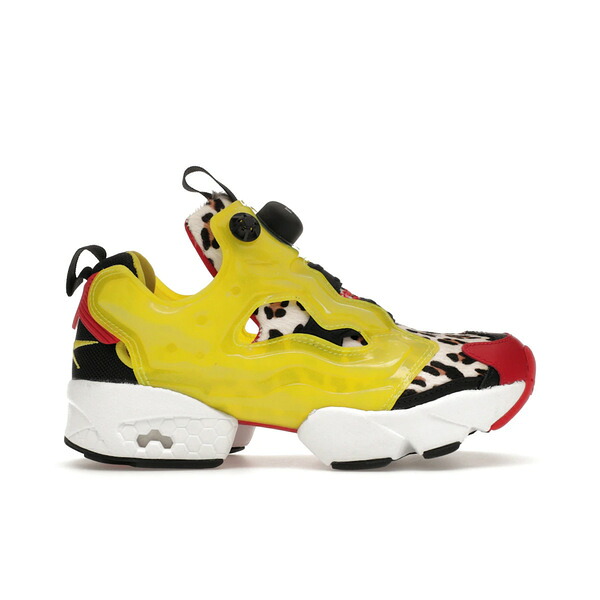Reebok リーボック メンズ スニーカー 【Reebok Instapump Fury atmos Citron Animal】 サイズ US_10(28.0cm) Citron/Black-Red-White｜asty