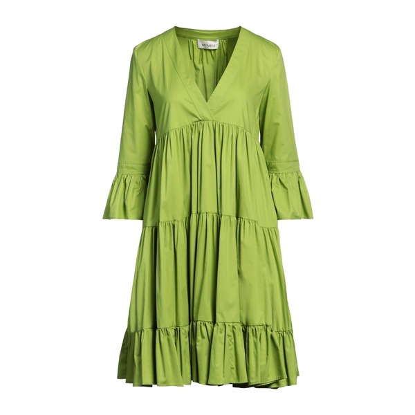 【送料無料】 メイメイジェイ レディース ワンピース トップス Midi dresses Green｜asty