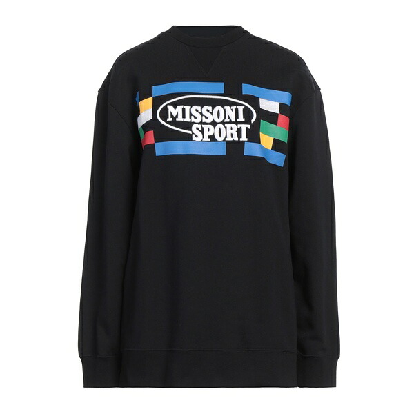 【貨物輸送無料】 ミッソーニ レディース パーカー・スウェットシャツ アウター Sweatshirts Black
