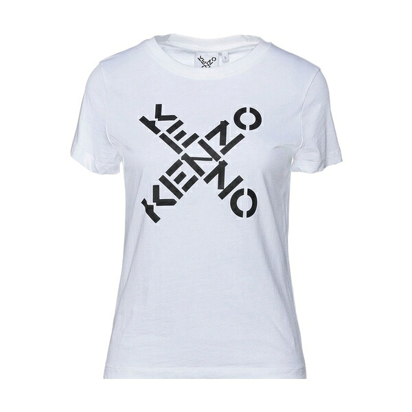 【送料無料】 ケンゾー レディース Tシャツ トップス T-shirts White