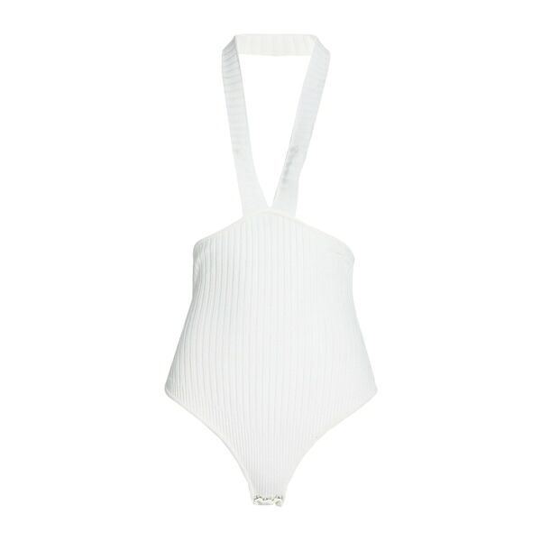 【送料無料】 アンドレダモ レディース Tシャツ トップス Bodysuits White