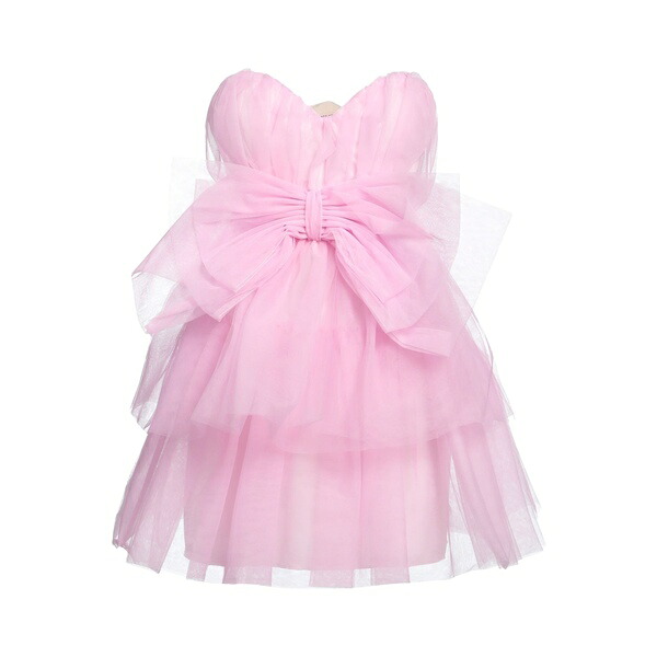 【送料無料】 アニエバイ レディース ワンピース トップス Mini dresses Pink|asty
